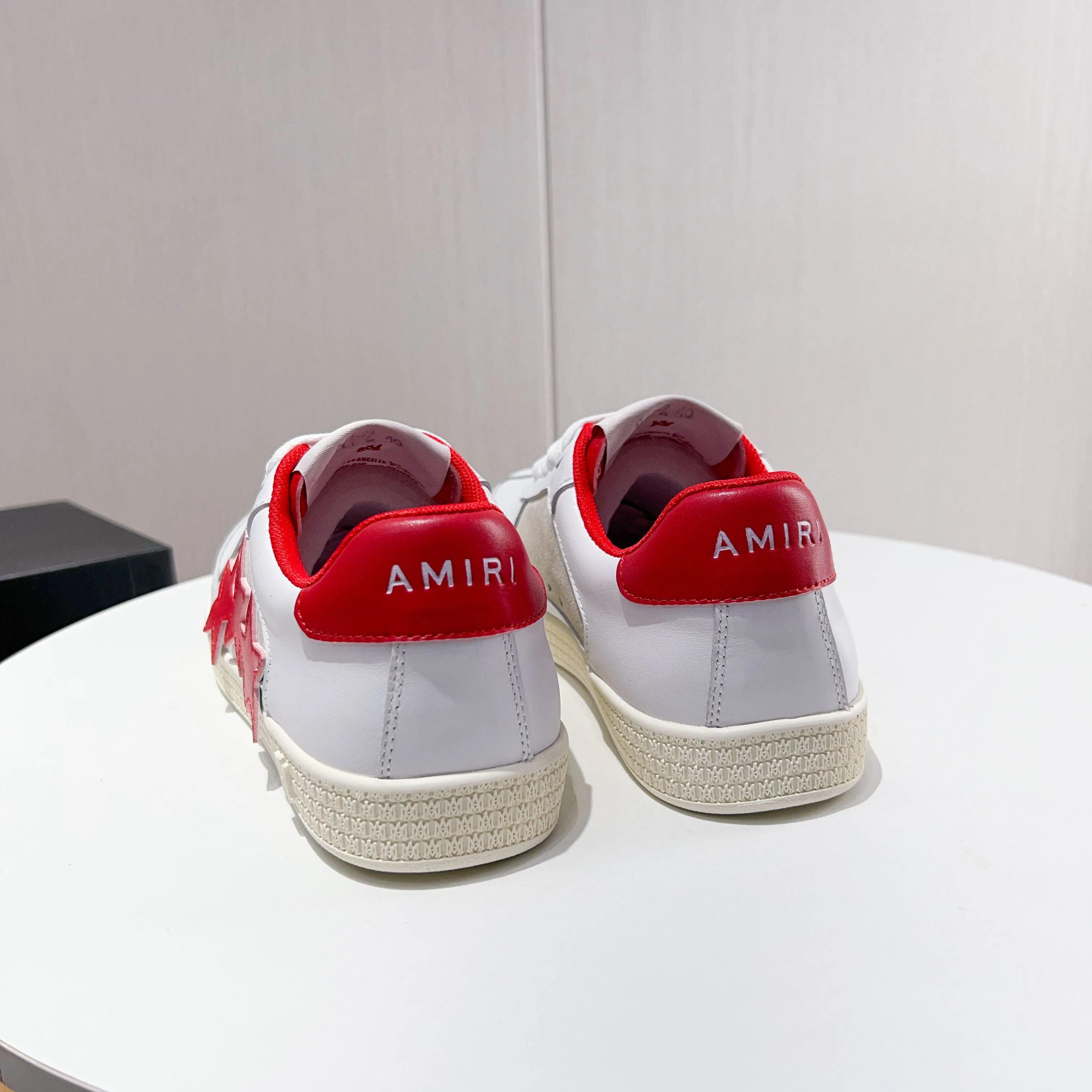 Men's shoes 💰420 [New style] 🌲🌲Balmain - New Amiri trendy shoes, low-top casual sports shoes, the same style as celebrities, made of selected pebbled cowhide and frosted cowhide, original outsole, comfortable on the feet, high-end workmanship, welcome to buy. Size: 39-45 (46 customized)